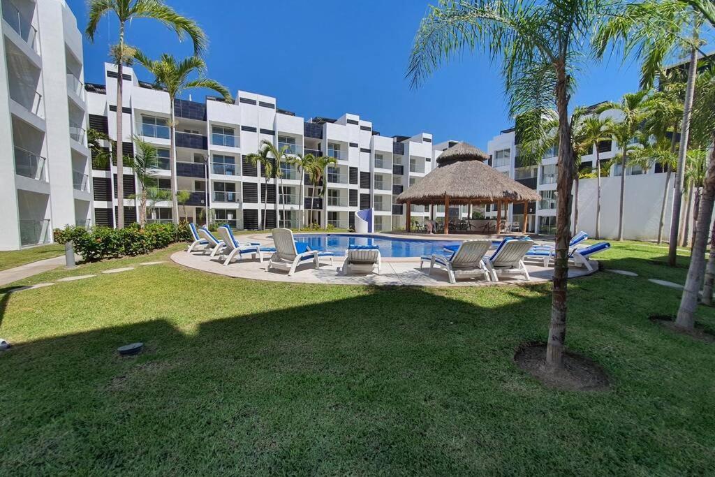 Ferienwohnung Departamento De Lujo En Manzanillo, Planta Baja Frente A La Alberca Exterior foto