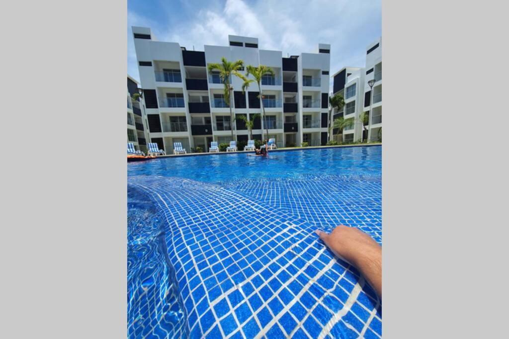 Ferienwohnung Departamento De Lujo En Manzanillo, Planta Baja Frente A La Alberca Exterior foto