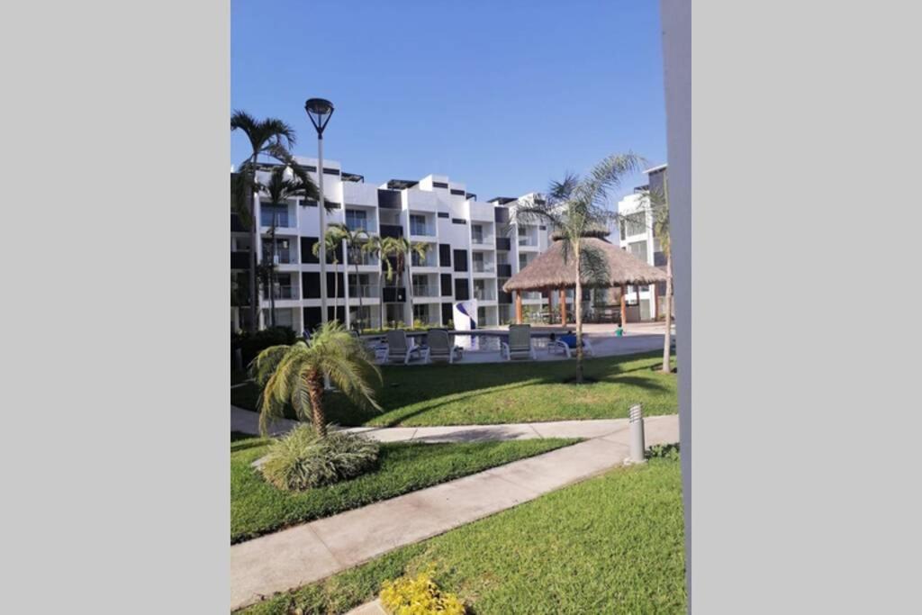 Ferienwohnung Departamento De Lujo En Manzanillo, Planta Baja Frente A La Alberca Exterior foto