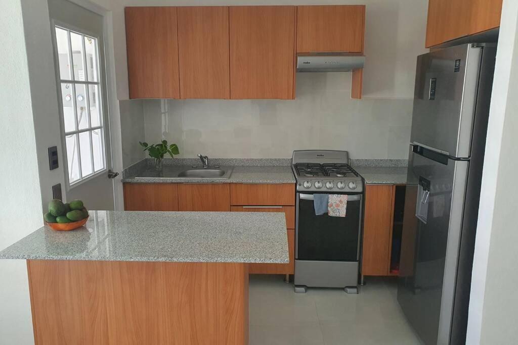 Ferienwohnung Departamento De Lujo En Manzanillo, Planta Baja Frente A La Alberca Exterior foto