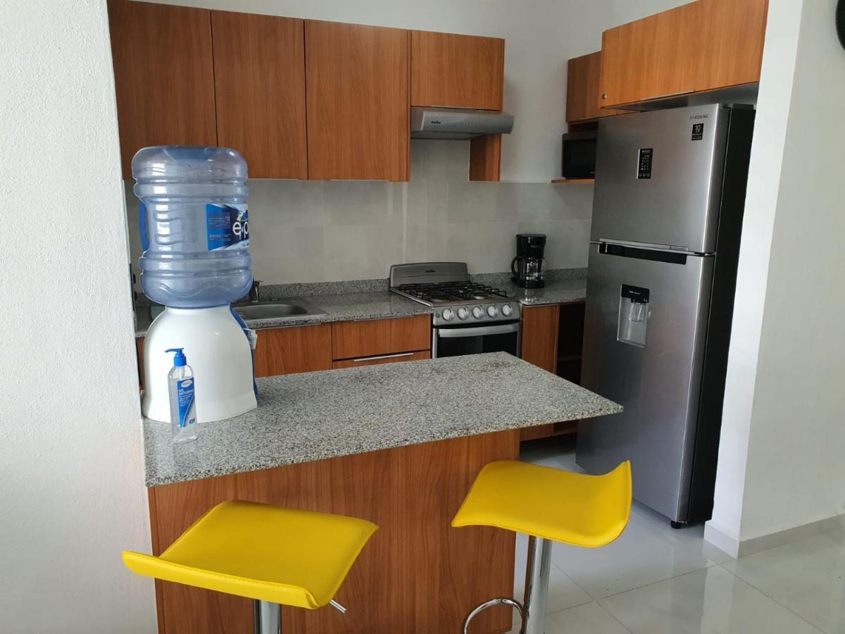 Ferienwohnung Departamento De Lujo En Manzanillo, Planta Baja Frente A La Alberca Exterior foto