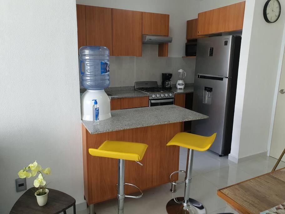 Ferienwohnung Departamento De Lujo En Manzanillo, Planta Baja Frente A La Alberca Exterior foto