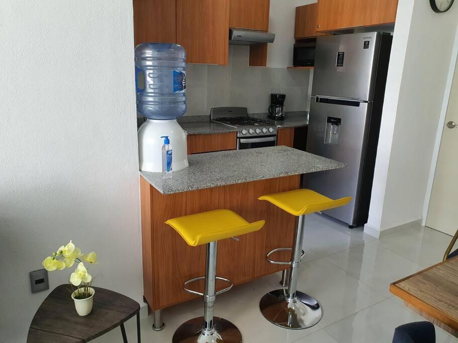 Ferienwohnung Departamento De Lujo En Manzanillo, Planta Baja Frente A La Alberca Exterior foto